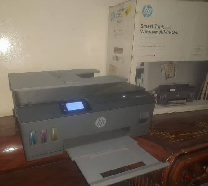 برنتر Hp smart tank 530 طباعة وتصوير وسكانر وفيدر تعتبر جديدة 4