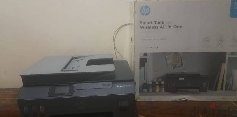 برنتر Hp smart tank 530 طباعة وتصوير وسكانر وفيدر تعتبر جديدة 9