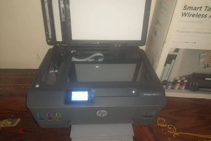 برنتر Hp smart tank 530 طباعة وتصوير وسكانر وفيدر تعتبر جديدة 12