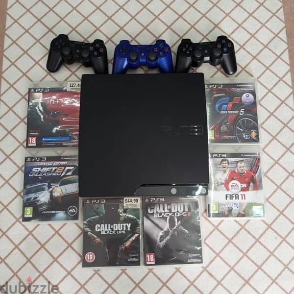 Playstation 3 320GBg +٣ درعات + ٦ اسطونات 0