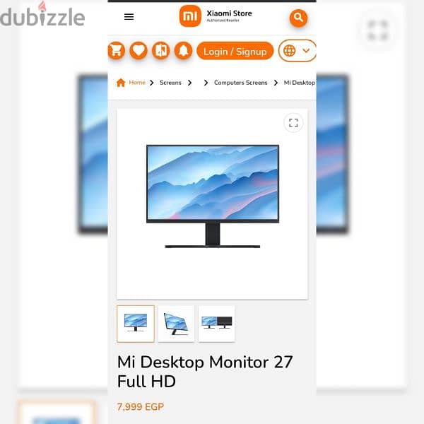 xiaomi monitor 27inch 75hz ips 4