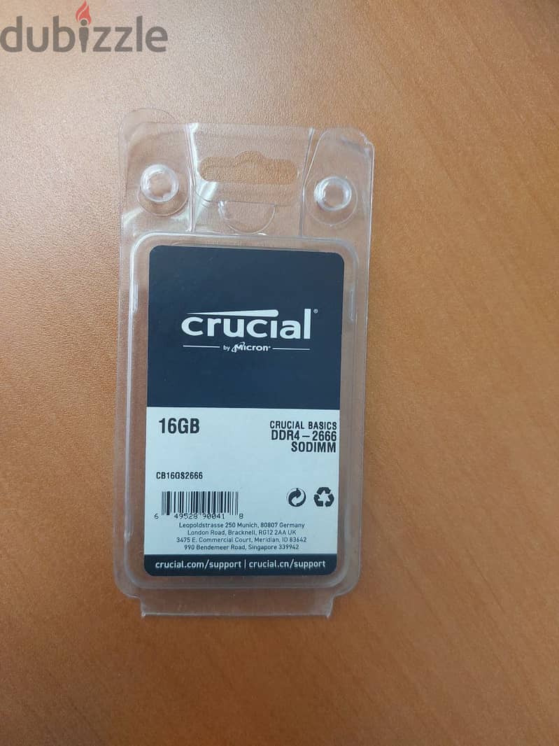 Crucial 16GB DDR4-2666 for Laptops 0