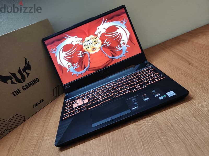 asus tuf f15 i 7 10870H GTX 1660ti 6GB Gaming LapTop  جيل عاشر 2