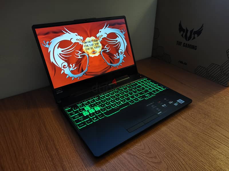 asus tuf f15 i 7 10870H GTX 1660ti 6GB Gaming LapTop  جيل عاشر 9