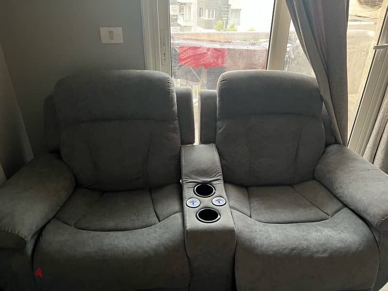 electric American furniture recliner only the 2seats one 0