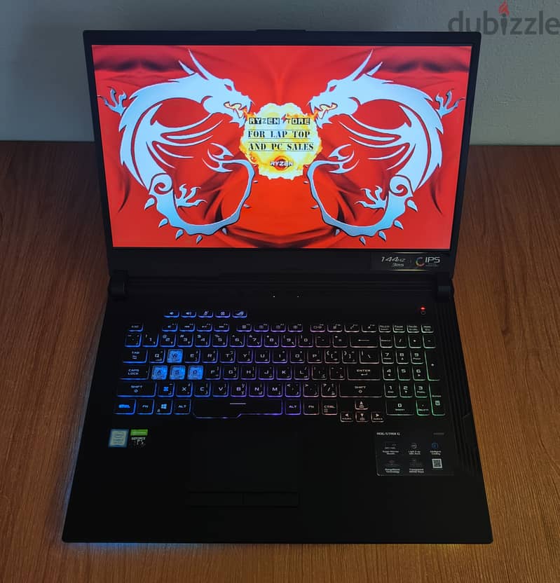 ASUS ROG Strix 17 inch RTX 2070 8GB i7 9750h  شاشة 17 11