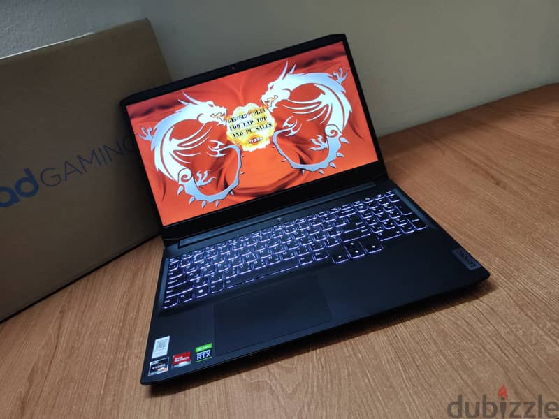 Lenovo ideapad gaming 3 Ryzen 7 5800h RTX 3060 6gb Gaming Laptop 2