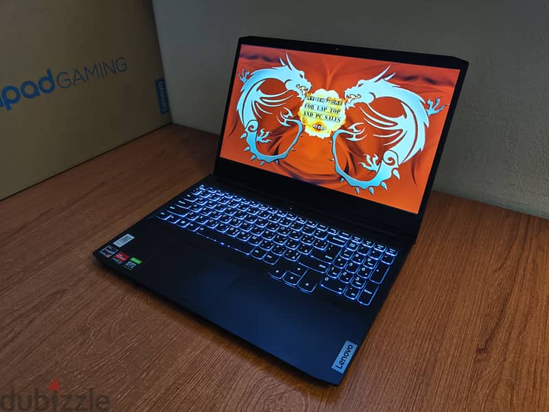 Lenovo ideapad gaming 3 Ryzen 7 5800h RTX 3060 6gb Gaming Laptop 9