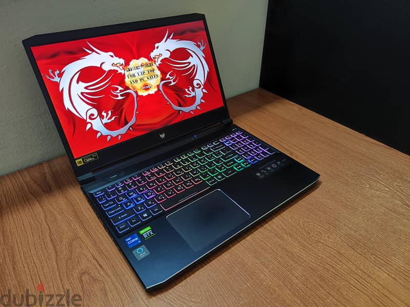 Acer Predator RTX 3060 6gb intel i7 11800H gaming laptop 11 جيل 0