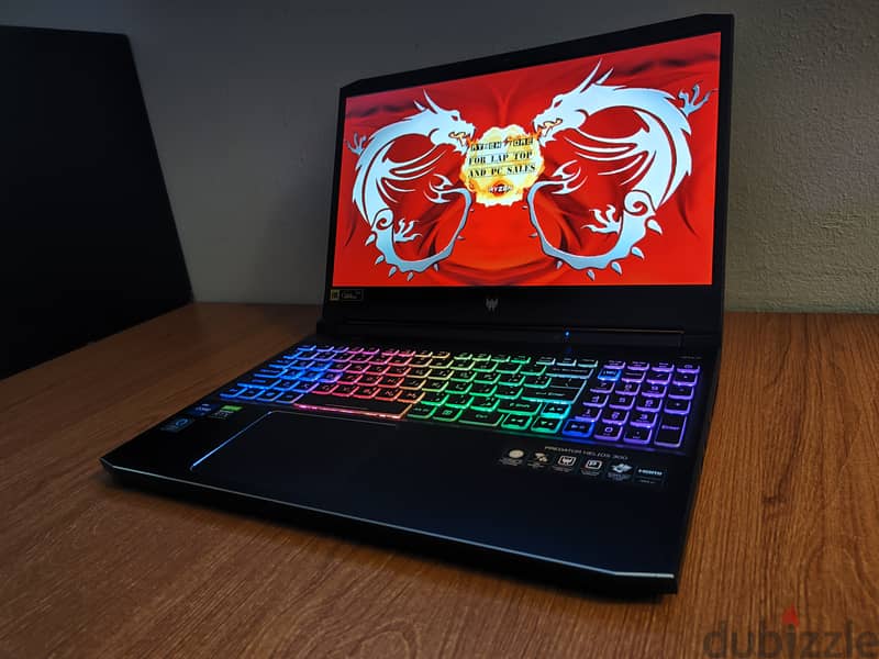 Acer Predator RTX 3060 6gb intel i7 11800H gaming laptop 11 جيل 3