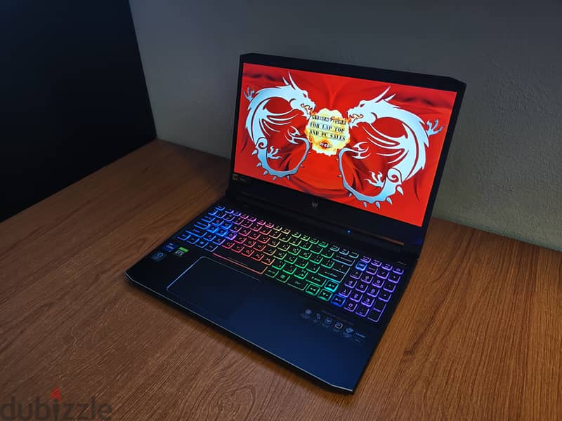 Acer Predator RTX 3060 6gb intel i7 11800H gaming laptop 11 جيل 9