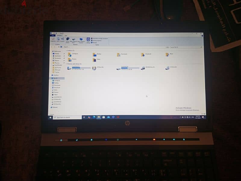 لاب توب HPحاله ممتازه جدا 2