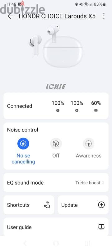 Honor choice x5 earbuds سماعه اونر كسر زيرو 6
