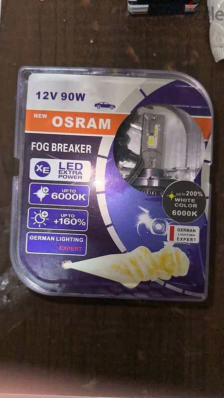 Osram LED - h4 - 12 V - 90 W - Fog breaker - لمبات ليد جديدة 0