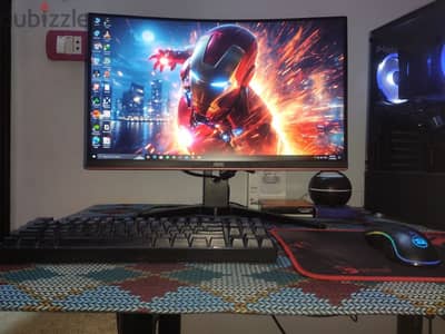 AOC C24G1 144Hz 1080p Curved Gaming شاشة جيمنج بحالة ممتازة جدااا