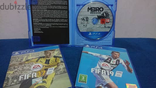 لعبة FIFA19-FIFA17-METRO EXODUS