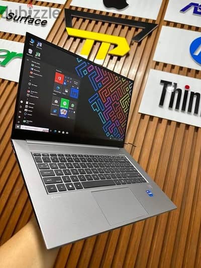 HP ZBook G8 studio الترا سليم معدن جيل 11 كور i7 فئة H رامات 32