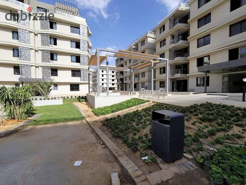 Immediate receipt apartment, fully finished, with a European-style Garden, with a 10% down payment, in Badya Compound [October] 0