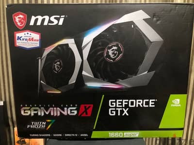 MSI GTX 1660 super gaming X 6gb