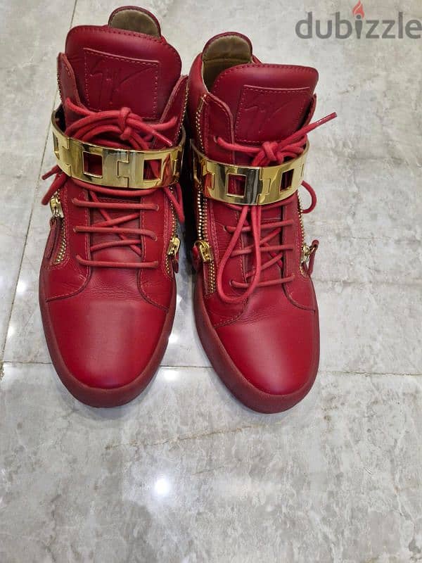 Giuseppe Zanotti Red Sneakers 1