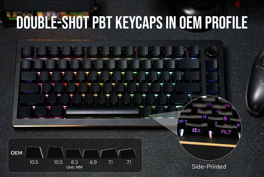 كيبورد Keyboard EPOMAKER Tide75 QMK/VIA 0