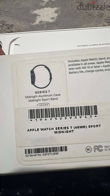 Apple watch series 7 45mm midnight 8