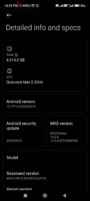 redmi note 11se 5G 5