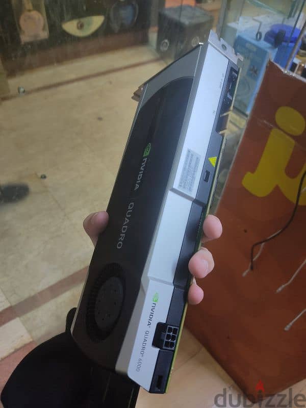 nvidia quadro 6000 6gb ddr5 مستعمل اقل من ست شهور 2