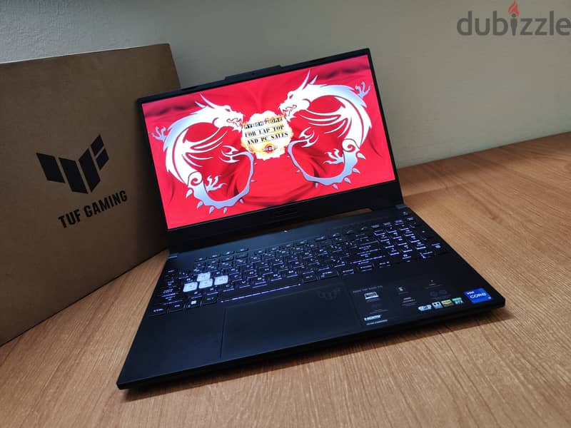 asus tuf gaming RTX 3060 6gb intel i7 12650H gaming laptop 12 جيل 2