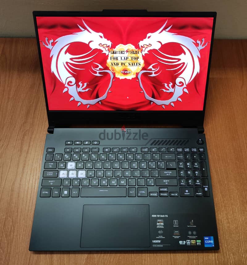 asus tuf gaming RTX 3060 6gb intel i7 12650H gaming laptop 12 جيل 4