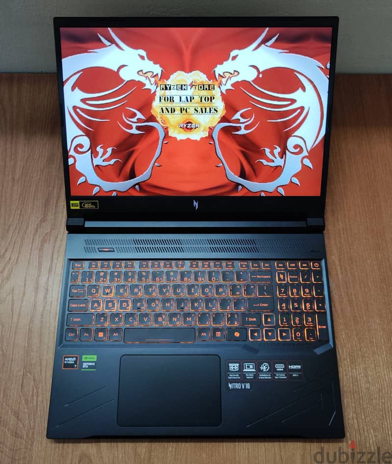 Acer Nitro V Ryzen™ 7 8845HS RTX 4050 6gb Gaming LapTop 4