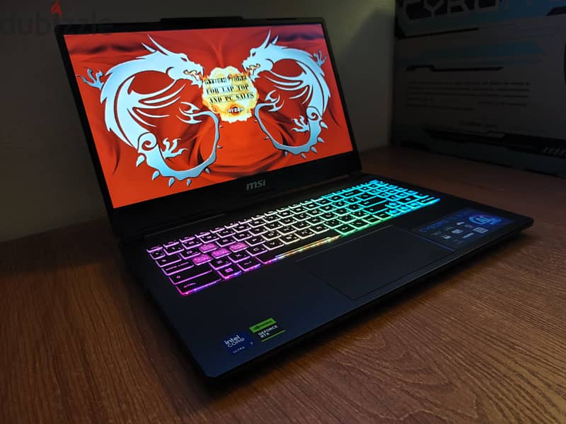 Msi Cyborg Ai RTX 4060 8gb  Ultra 7 155h gaming laptop 15 جيل 3