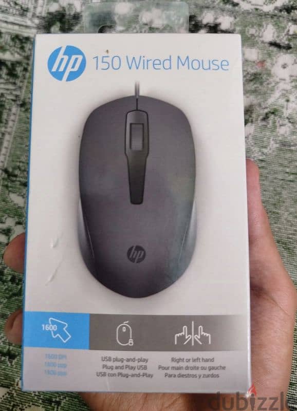 ماوس HP W150  عملي وبسعر لقطة 0