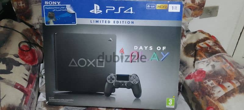 PS4 slim limited Edition days of play 1tb+1 game+2disc 0