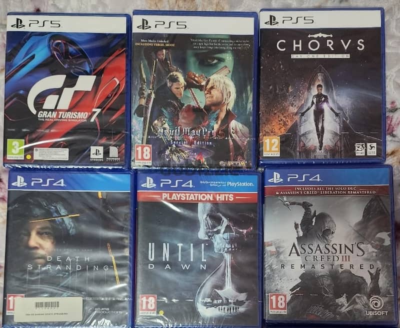 PS5 , Ps4 games 0