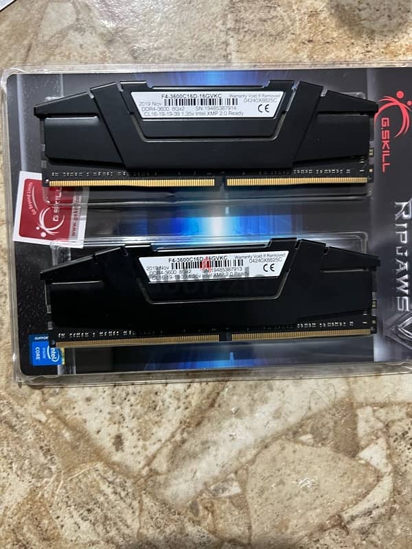 G. SKILL RAM 16GB (2x8) 3600MHZ CL16 2