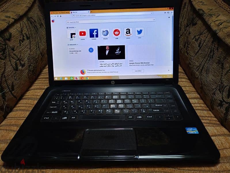 لاب توب إتش بي hp زيرو استيراد الخارج فرز اول بشاحن بكل مشتملاته 18