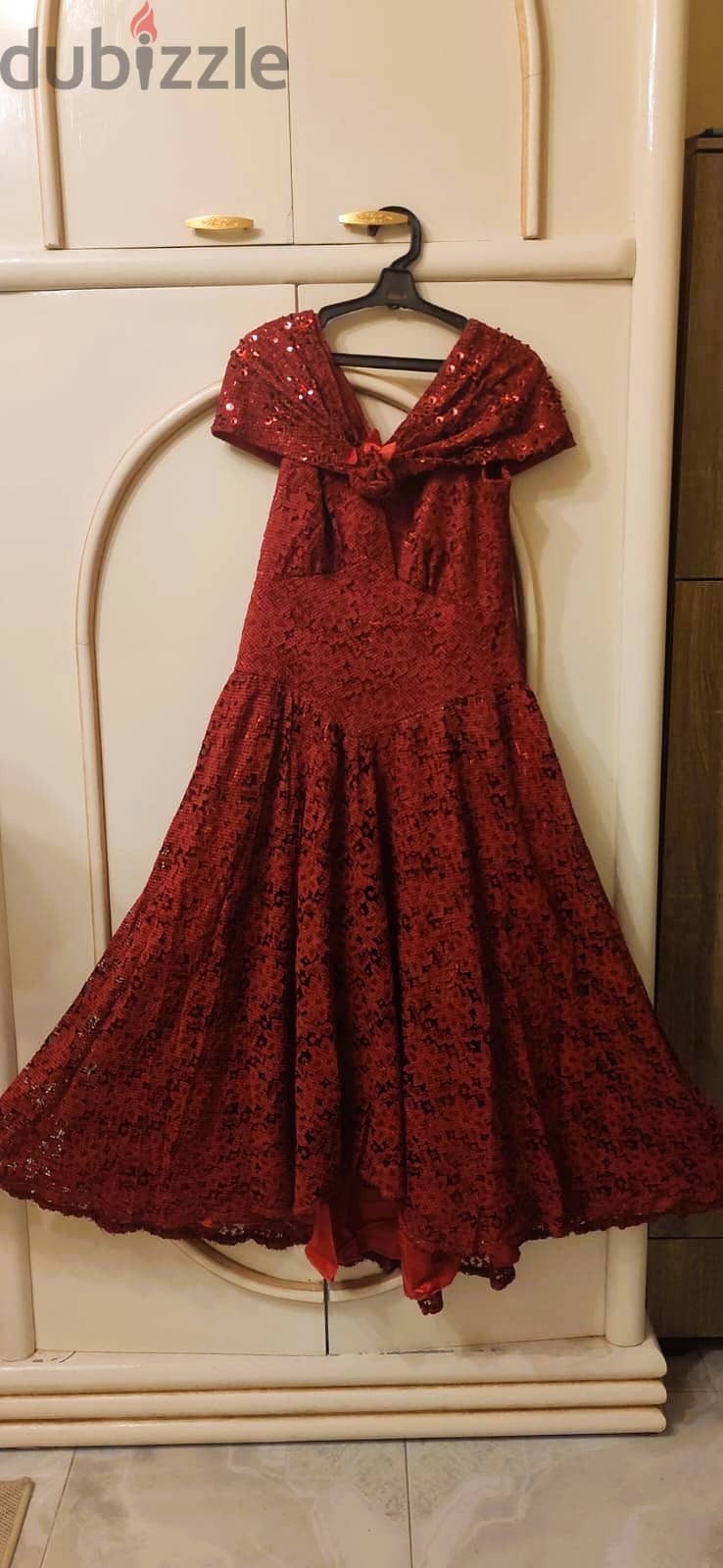 فستان أحمر سواريه Soiree Red Dress 1