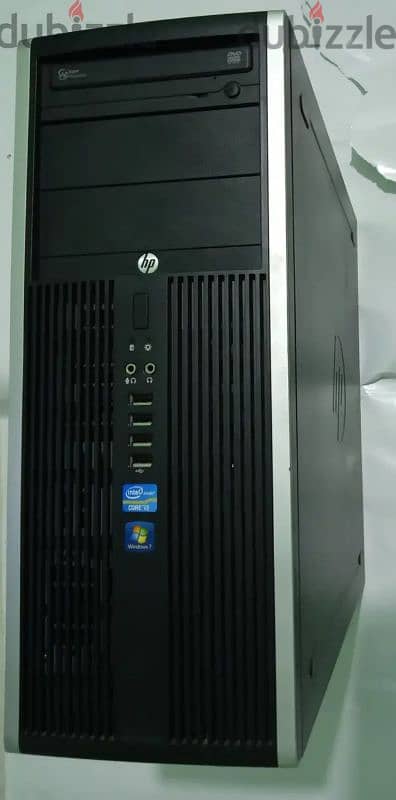 كيس كمبيوتر hp كور اي 7 جيل تاني رامات 6 جيجا هارد 320