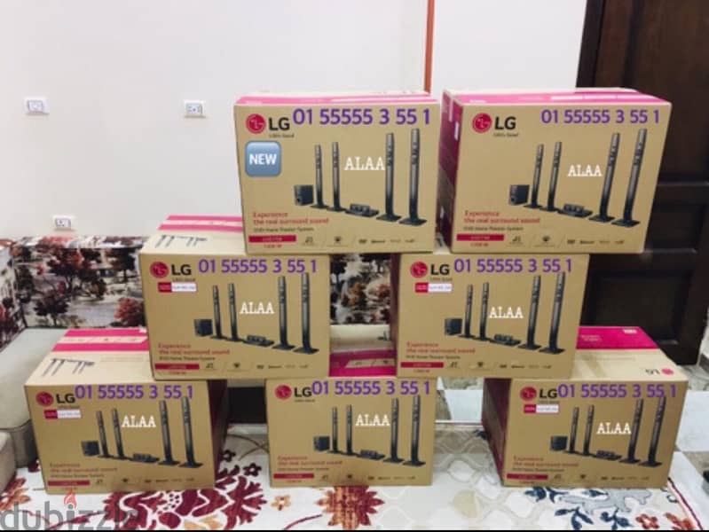 مسرح منزلي LG جديد 1200واط 5.1 بلوتوث موديل  LHD756 وارد من الخارج 0