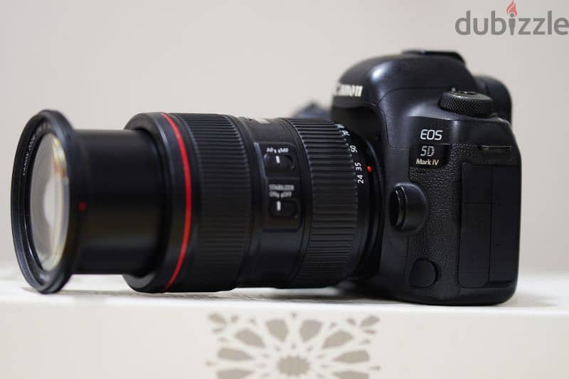 لسرعه البيع كانون 5d mark iv+عدسه 24.105vrii 0