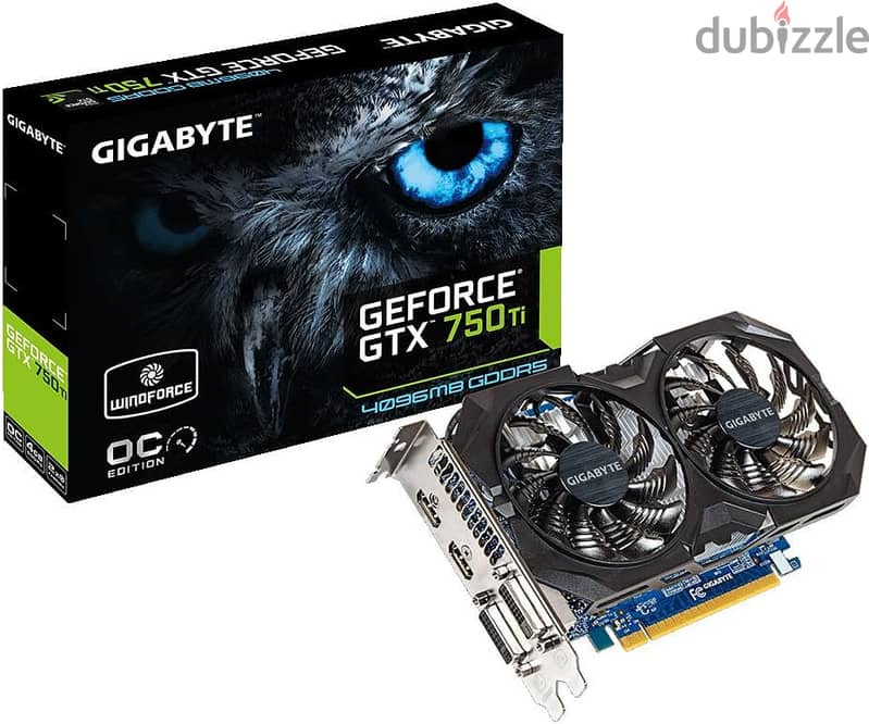 كارت شاشة   NVIDIA GeForce GTX 750 TI 2 GB GDDR5 128 bit 0