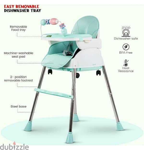 Baybee High chair  6 months to 4 years 1