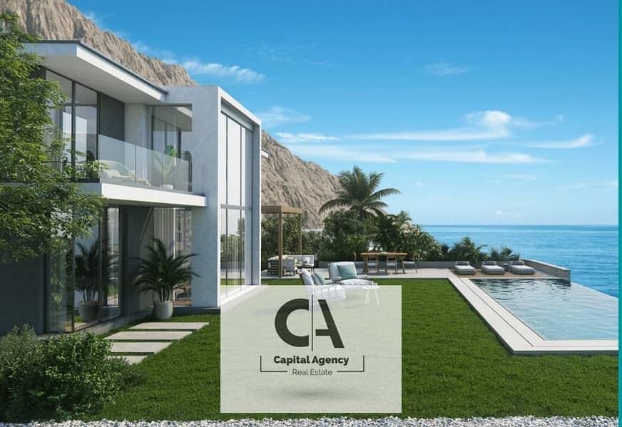 With a down payment of only 5%, a chalet with a garden for sale directly on the sea, in installments for the longest line in Baymount 0