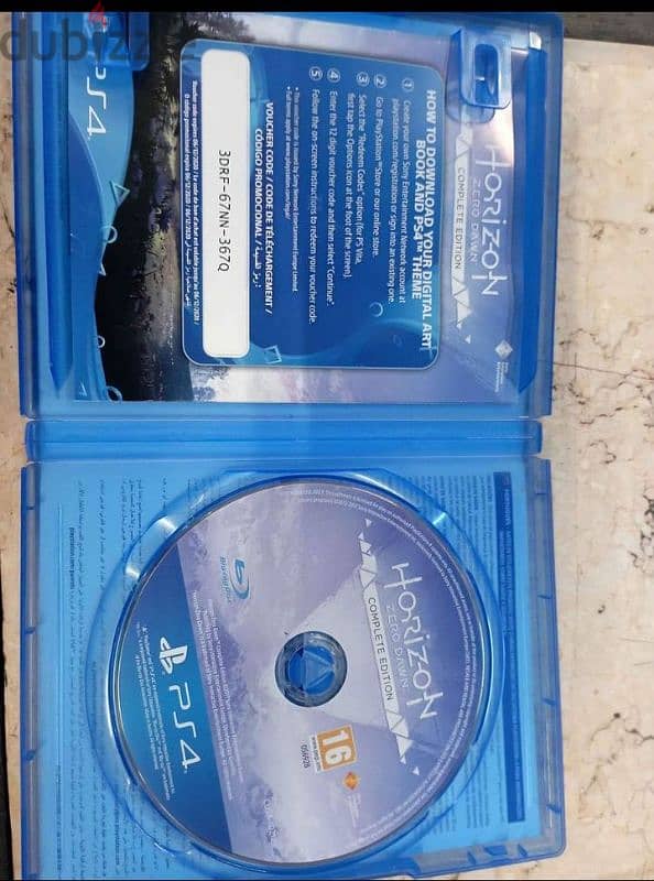 معايا اسطوانه Horizon zero dawn ps4 للبيع بي السعر الي انتا عاوزه 0