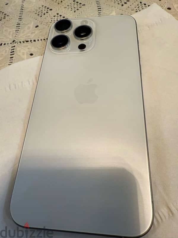 iphone 15 pro max 512GB White titanium limited edition with Facetime 5