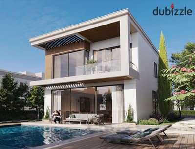 Independent villa with a swimming pool, located near Palm Hills and Al Jazeera Club.