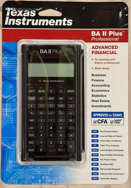 Taxas instruments BA ii plus professional 0