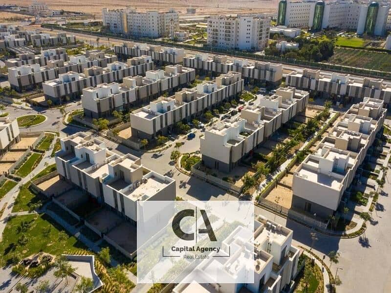 Apartment for sale, immediate receipt, fully finished, in Al Burouj Compound in Shorouk A distinctive view of the landscape * Al Burouj * 0