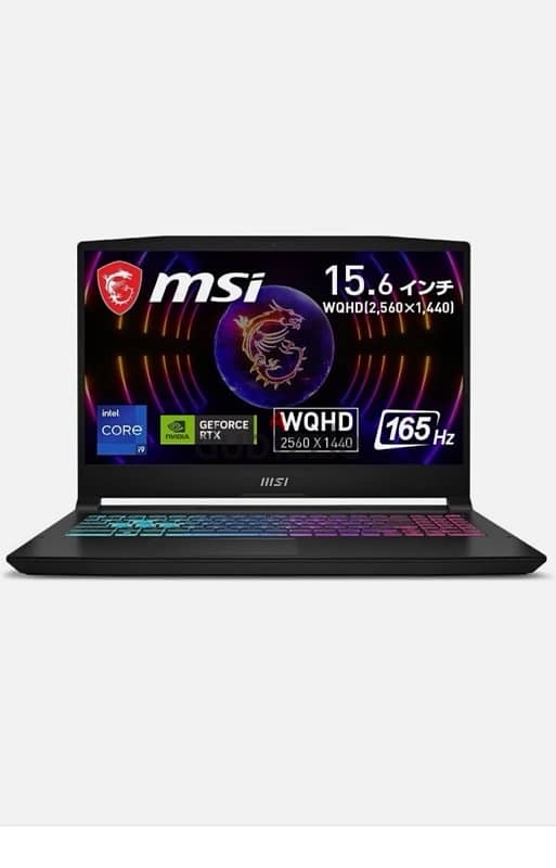 لابتوب للألعاب من MSI Katana15 i9/Katana-15-B13V labtop 0